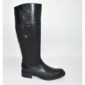New! Blondo 'Vida' Waterproof Black Leather Riding Boot Size 6 M T30